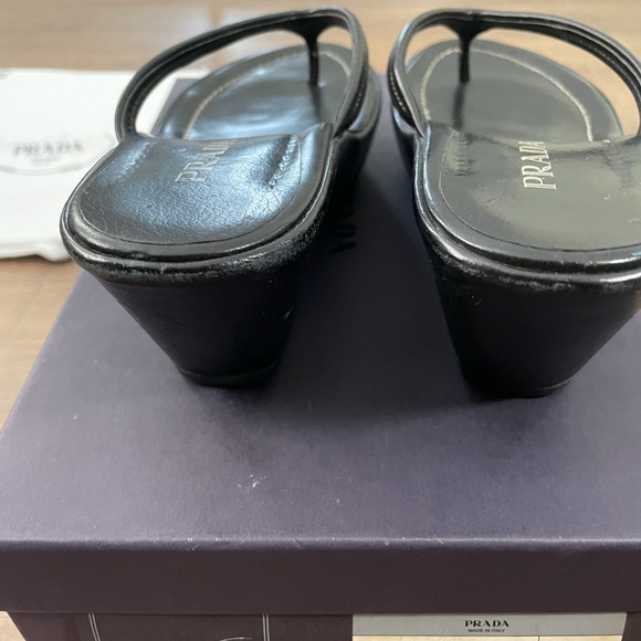 Prada wedge heeled flip flops - Picture 9 of 15